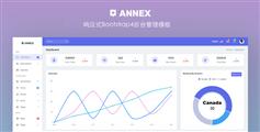 响应式Bootstrap4管理模板后台HTML界面|Annex