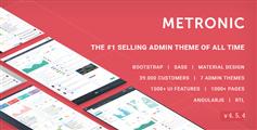 7套响应Bootstrap后台模板_AngularJS管理模板框架 - Metronic v4.5.4