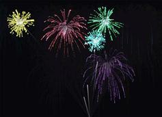 HTML5实现夜空自动放烟花动画效果插件 - jquery.fireworks