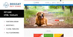 宠物医院html模板_Bootstrap宠物用品在线商店模板 - Pet Care